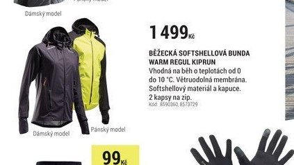 BĚŽECKÁ SOFTSHELLOVÁ BUNDA WARM REGUL KIPRUN