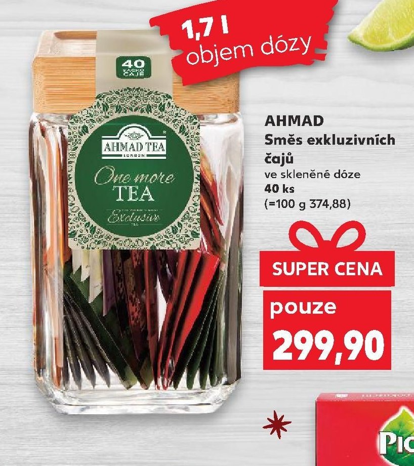 AHMAD Směs exkluzivních čajů ve skleněné dóze 40 ks