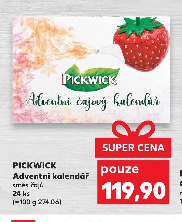 PICKWICK Adventní čajový kalendář 24 ks