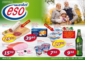 akční leták ESO MARKET 18.11.2020-29.11.2020