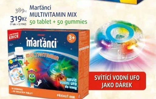 Doplněk stravy Gummy Marťánci - dárkové balení