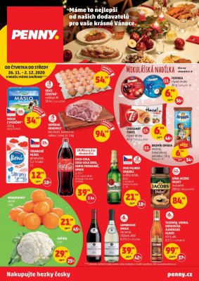 akční leták Penny Market 26.11.2020-2.12.2020