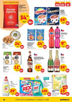 akční leták Penny Market 26.11.2020-2.12.2020