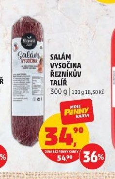 SALÁM VYSOČINA ŘEZNÍKŮV TALÍŘ