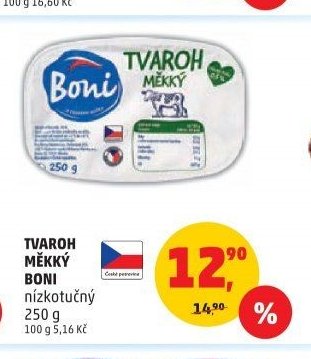TVAROH MĚKKÝ BONI nízkotučný