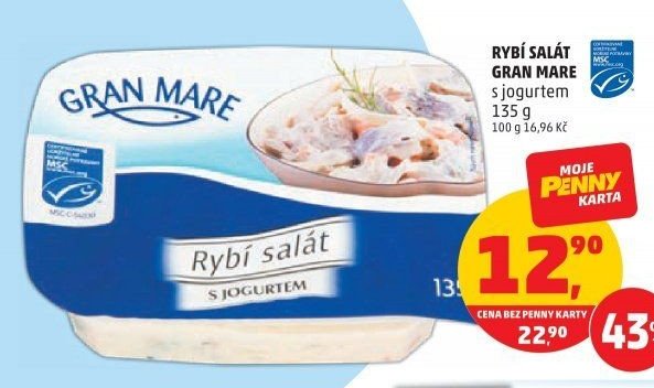 RYBÍ SALÁT GRAN MARE s jogurtem