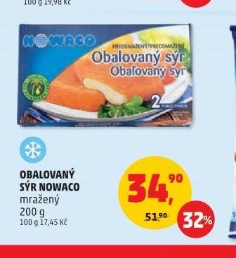 OBALOVANÝ SÝR NOWACO mražený