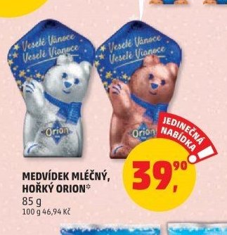 MEDVÍDEK MLÉČNÝ, HOŘKÝ ORION