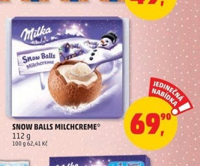 SNOW BALLS MILCHCREME