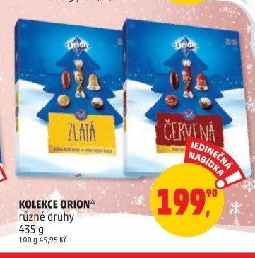 KOLEKCE ORION různé druhy
