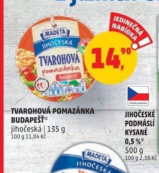 Tvarohová pomazánka Budapešť