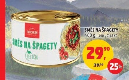 Směs na špagety Tatrakon
