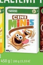 Cereálie Nestlé Cini Minis