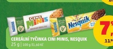 Cereální tyčinka Cini Minis