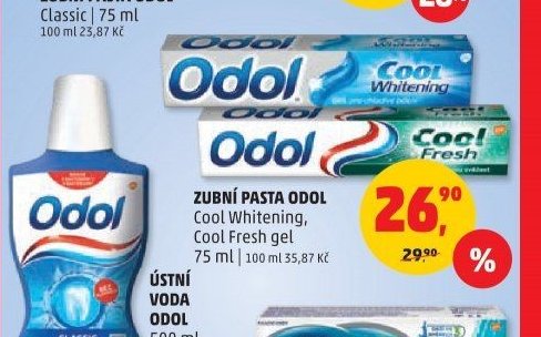 Zubní pasta Odol Cool Whitening, Cool Fresh gel