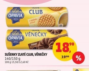SUŠENKY ZLATÉ CLUB, VĚNEČKY