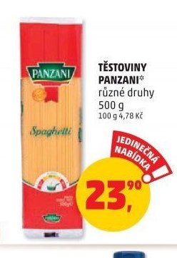 TĚSTOVINY PANZANI