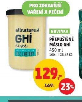 PŘEPUŠTĚNÉ MÁSLO GHÍ