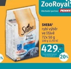 SHEBA rybí výběr ve šťávě