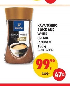 Káva Tchibo Black and White Crema instantní