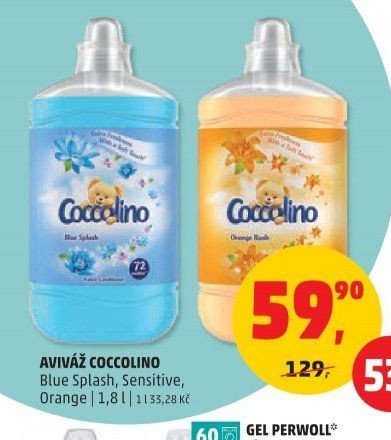 AVIVÁŽ COCCOLINO Blue Splash, Sensitive, Orange