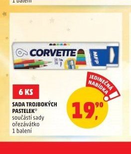 SADA TROJBOKÝCH PASTELEK
