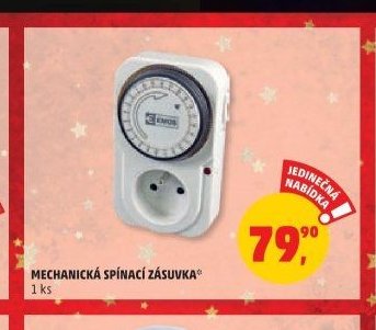 Mechanická spínací zásuvka