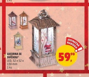 Lucerna se svíčkou
