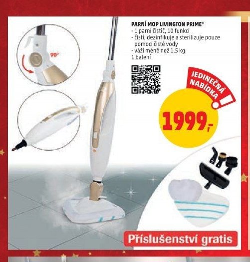 PARNÍ MOP LIVINGTON PRIME