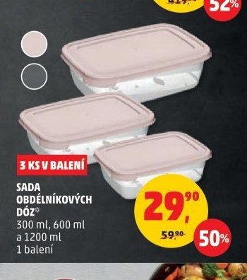 SADA OBDÉLNÍKOVÝCH DÓZ