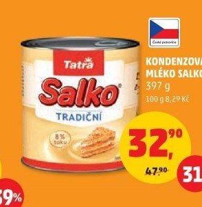 Kondenzované mléko Salko