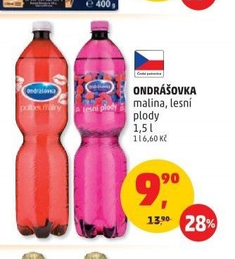 ONDRÁŠOVKA malina, lesní plody 1,5 l