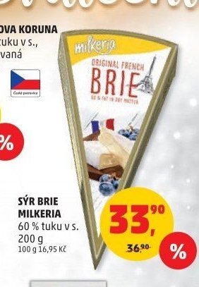 SÝR BRIE MILKERIA 200 g