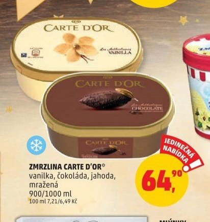 Zmrzlina Carte d'Or