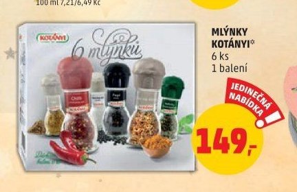 Mlýnky Kotányi