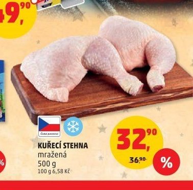 Kuřecí stehna mražená