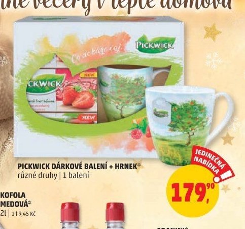 PICKWICK DÁRKOVÉ BALENÍ + HRNEK