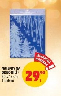 NÁLEPKY NA OKNO BÍLÉ