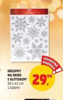 NÁLEPKY NA OKNO S GLITTEREM
