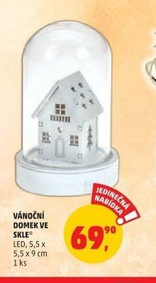 VÁNOČNÍ DOMEK VE SKLE