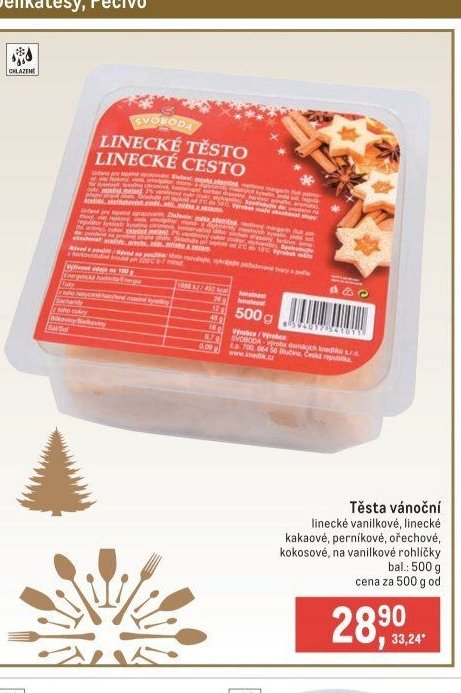 Svoboda linecké těsto