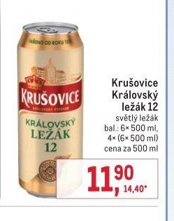 Krušovice Královský ležák 12