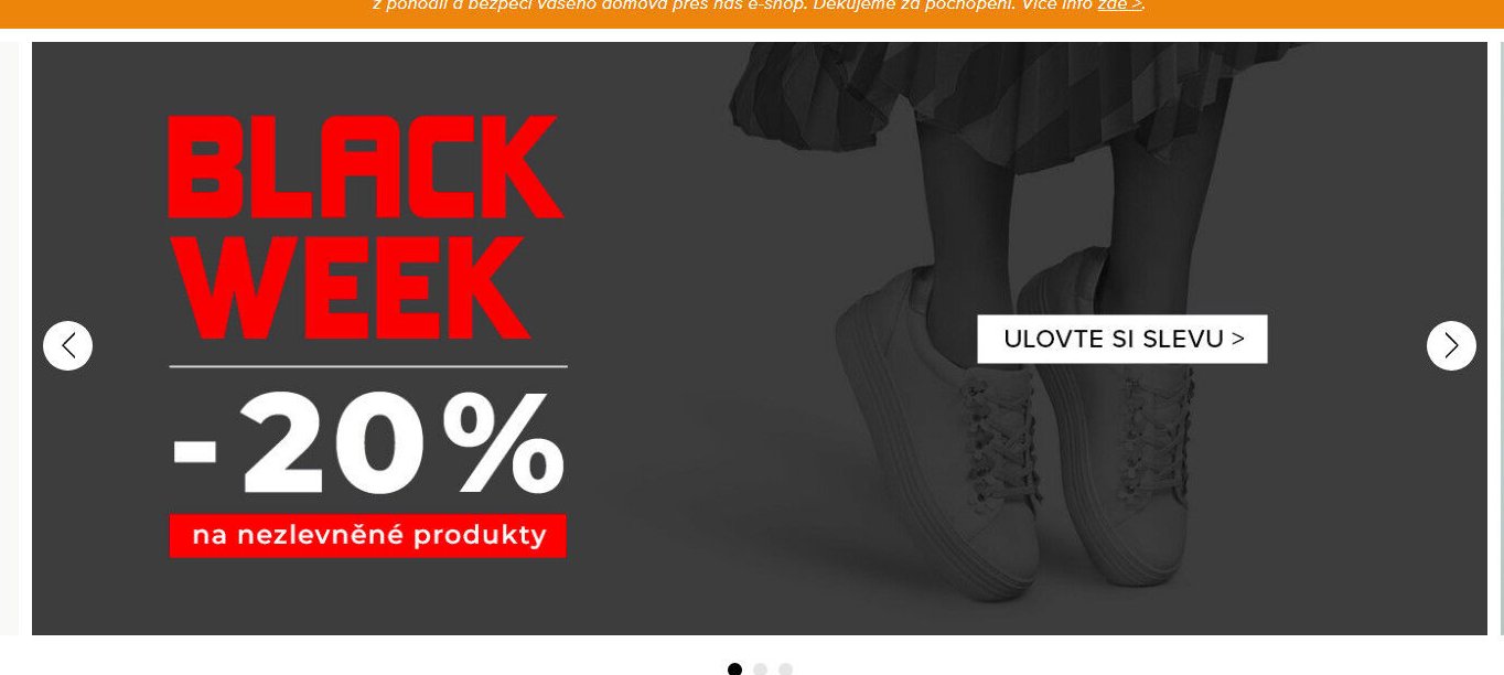 Black Week -20% na nezlevněné produkty