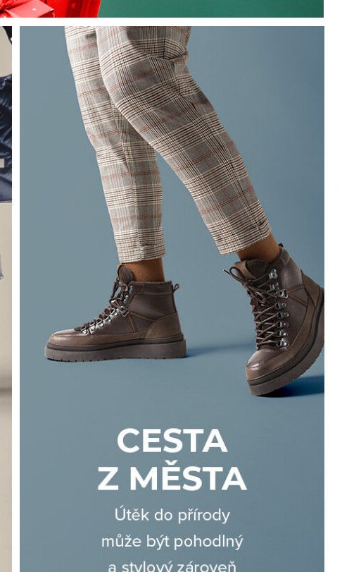 Cesta z města - boty