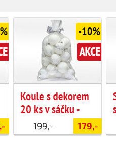 Koule s dekorem 20 ks v sáčku - UNI HOBBY akcniletaky.com