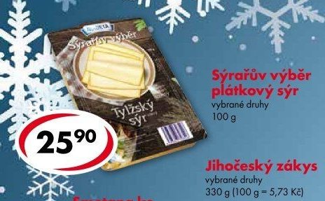 Sýrařův výběr plátkový sýr