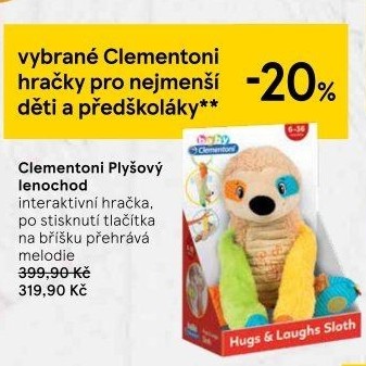 Interaktivní plyšové zvířátko Clementoni