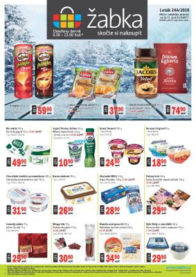 akční leták Žabka 25.11.2020-8.12.2020