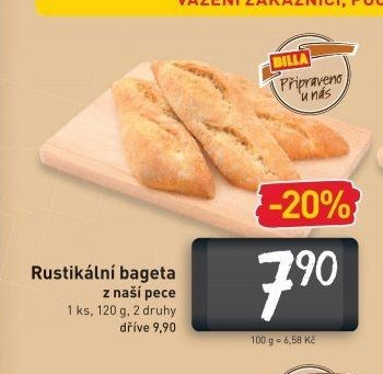 Rustikální bageta