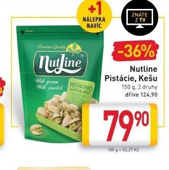 Nutline Pistácie, Kešu
